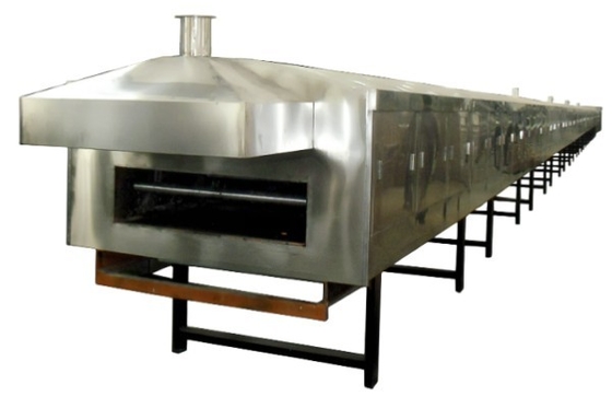 Large Capacity To Small Scale Industrial Gas Baking Tunnel Oven 800MM Width Electric / Gas Tunnel Oven For Baking Cookie