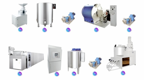 Chocolate Bar Production Line Chocolate Bar Making Machines Chocolate Depositing Machine Chocolate Processing Equipment